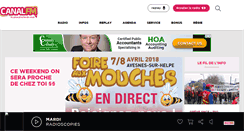 Desktop Screenshot of canalfm.fr