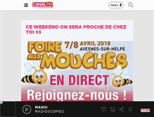 Tablet Screenshot of canalfm.fr